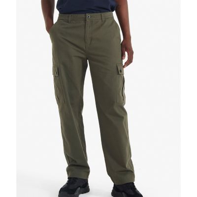 ルーズフィットテーパード　ツイルカーゴパンツ