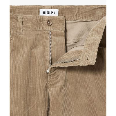 ストレッチ テーパードコーデュロイ ワイドパンツ | AIGLE/エーグル