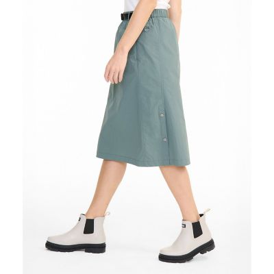 ＵＶカット　撥水　ストラップ　裾スリットスカート
