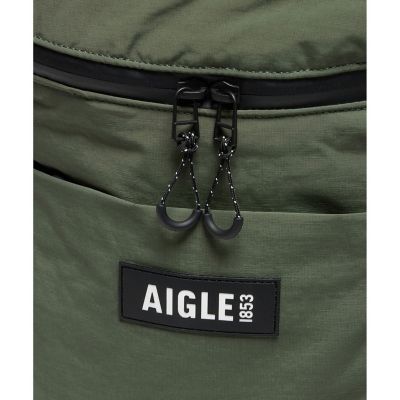AIGLE｜撥水 リサイクルナイロン バックパック ポーチ付き