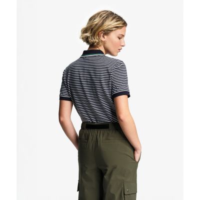 UVカット ストライプ 半袖ポロシャツ | AIGLE/エーグル | 三越伊勢丹