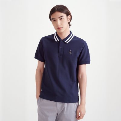 ＜AIGLE＞ショートスリーブロゴピケポロシャツ