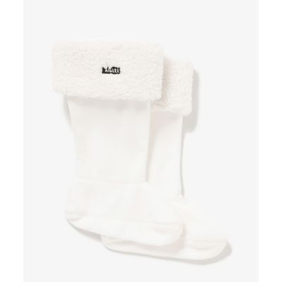 AIGLE/エーグル カフ付きブーツ用ボアフリース ブーツウォーマー