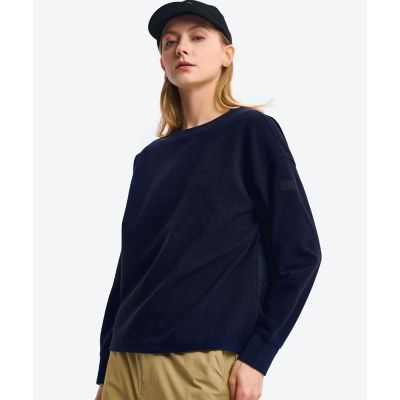 ＜AIGLE＞ダイヤモンドキルティング　ワッフルフリースプルオーバー