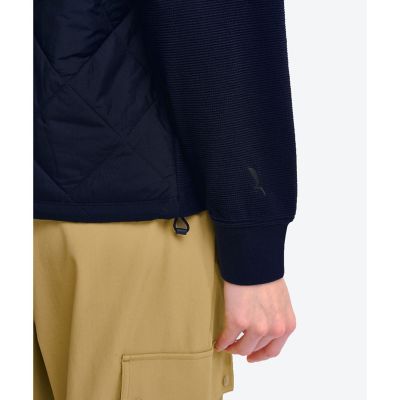 ダイヤモンドキルティング ワッフルフリースプルオーバー | AIGLE