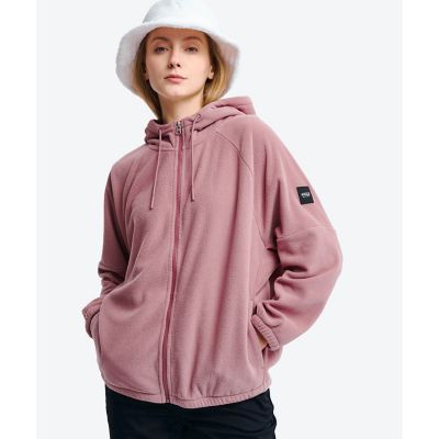 ミディアムウェイト マイクロフリース ジップアップフーディ