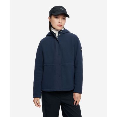 AIGLE/エーグル ウエストドローストリングフルジップフリース ダークネイビー コート・ジャケット【三越伊勢丹/公式】