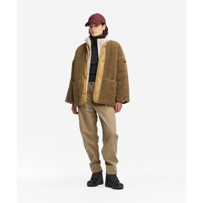 forte_forte リバーシブル ボンバージャケット キルティング カーキ forte_forte リバーシブル ボンバージャケット キルティング カーキ