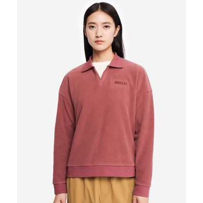 AIGLE/エーグル POLARTEC THERMAL PRO ポーラーテック ポロフリース バーガンディー トップス【三越伊勢丹/公式】