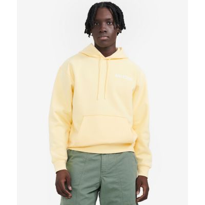 【SALE】AIGLE/エーグル オーガニックコットン ワンポイントロゴ スウェットパーカ イエロー トップス【三越伊勢丹/公式】