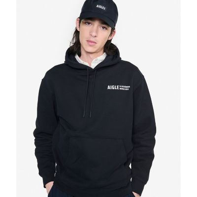 AIGLE/エーグル オーガニックコットン ワンポイントロゴ スウェットパーカ