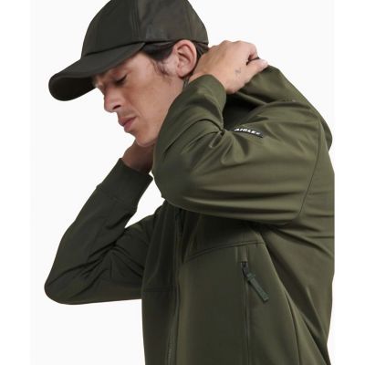 AIGLE/エーグル 撥水 ソフトシェル ストレッチ フリースジップアップパーカー