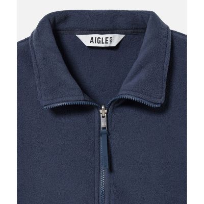 ワンポイント刺繍ロゴ　フリースジャケット　ボアスタンドブルゾン　Ｔ－ＫＩＴ対応