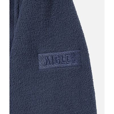 ワンポイント刺繍ロゴ　フリースジャケット　ボアスタンドブルゾン　Ｔ－ＫＩＴ対応