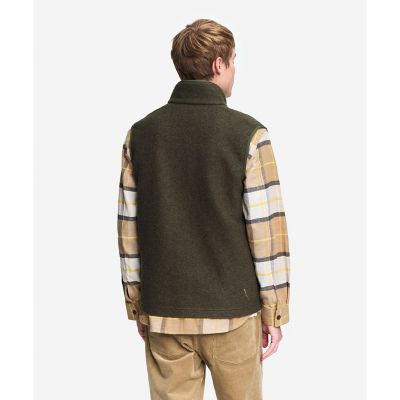 メリノウールブレンド スタンドカラーフリースベスト T－KIT