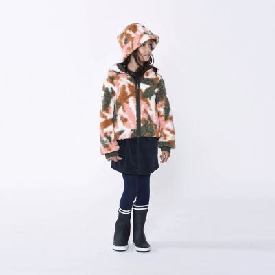 ＜AIGLE＞シェルパフリースフーデッドカーディガン