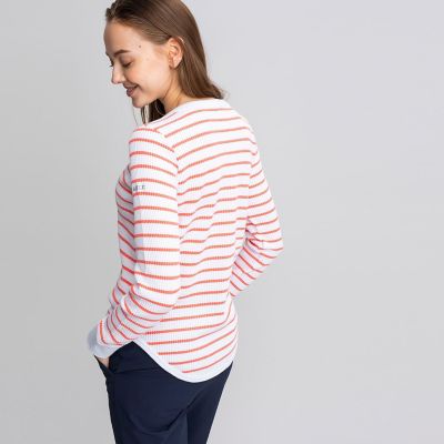 ＤＦＴワッフルストライプＴシャツ長袖