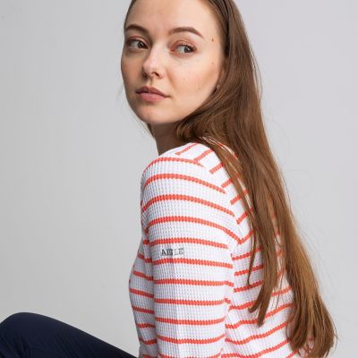 ＤＦＴワッフルストライプＴシャツ長袖