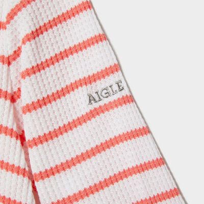 ＤＦＴワッフルストライプＴシャツ長袖