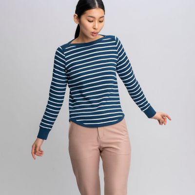ＤＦＴワッフルストライプＴシャツ長袖
