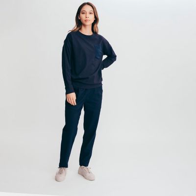 ポケット　リラックス　長袖Ｔシャツ