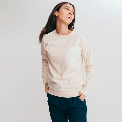 ＜AIGLE＞ポケット　リラックス　長袖Ｔシャツ