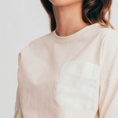 ポケット　リラックス　長袖Ｔシャツ