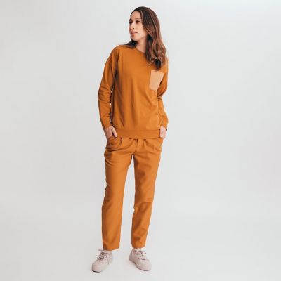 ポケット　リラックス　長袖Ｔシャツ