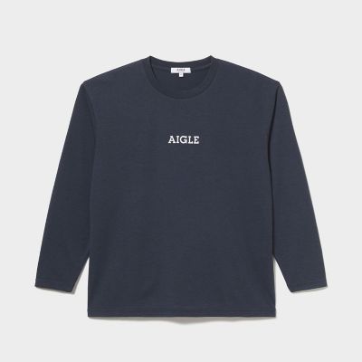 吸水速乾　ミニロゴ　長袖Ｔシャツ
