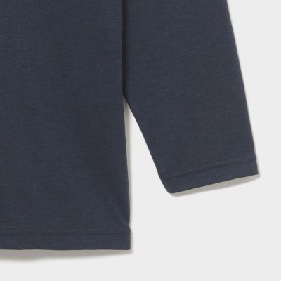 吸水速乾　ミニロゴ　長袖Ｔシャツ