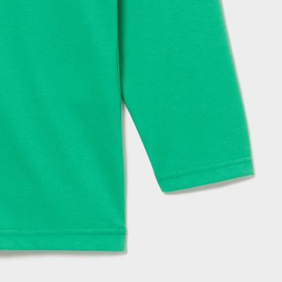 吸水速乾　ミニロゴ　長袖Ｔシャツ