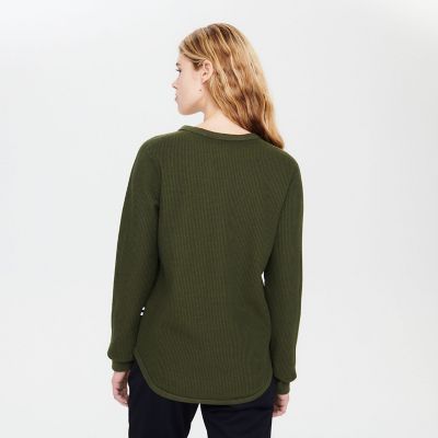 ロングスリーブワッフルＴシャツ