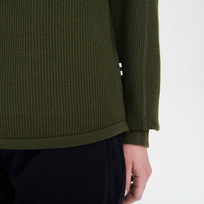 ロングスリーブワッフルＴシャツ