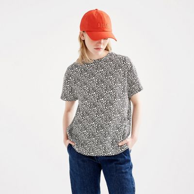 ＜AIGLE＞プリントクルーネックＴシャツ