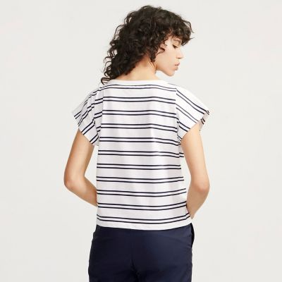 ショートスリーブストライプＴシャツ