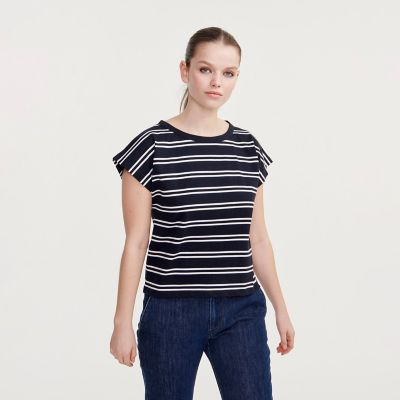 ショートスリーブストライプＴシャツ