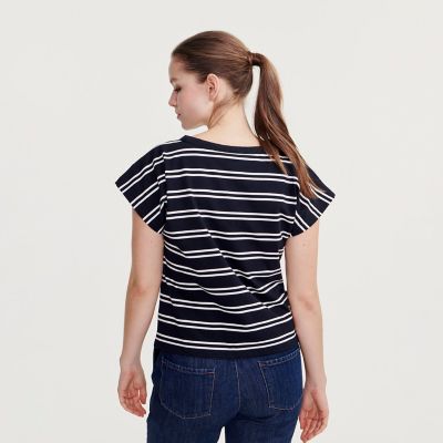 ショートスリーブストライプＴシャツ