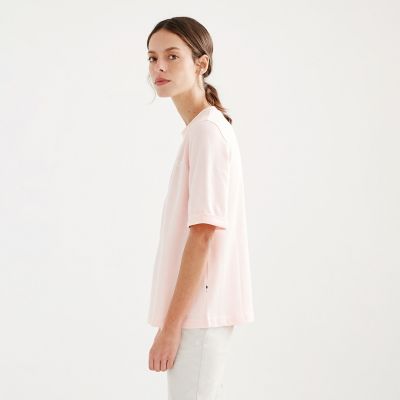 ＵＶカット　吸水速乾　クルーネックロゴＴシャツ