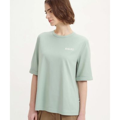 ＵＶカット　吸水速乾　クルーネックロゴＴシャツ