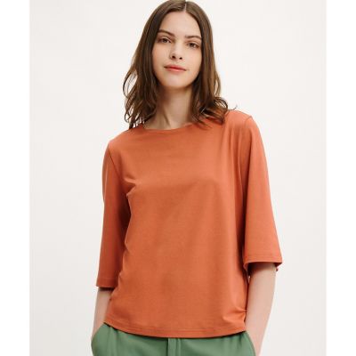 ＜AIGLE＞ＵＶカット　吸水速乾　ボートネック半袖Ｔシャツ