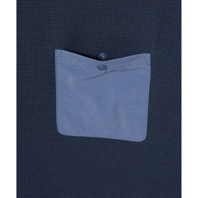UVカット ショートスリーブ ワッフルポケット半袖Tシャツ