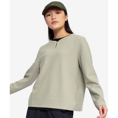 ＵＶカット　ハーフプラケット　ワッフルロングスリーブＴシャツ
