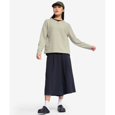 ＵＶカット　ハーフプラケット　ワッフルロングスリーブＴシャツ