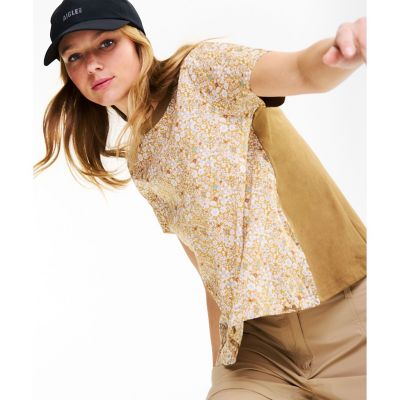 AIGLE/エーグル リバティプリント 半袖Tシャツ