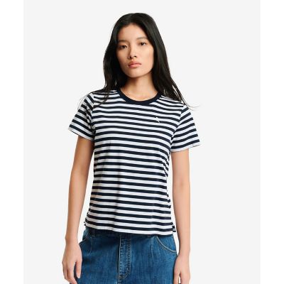 UVカット ピマコットン マリニエールボーダー半袖Tシャツ | AIGLE