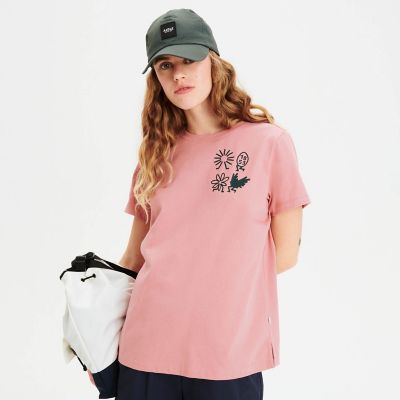 ＜AIGLE＞吸水速乾　グラフィック半袖Ｔシャツ（ＡＩＧＬＥ　ＳＴＯＲＹ）