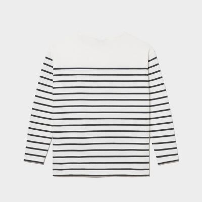 吸水速乾　パネルボーダー　長袖Ｔシャツ