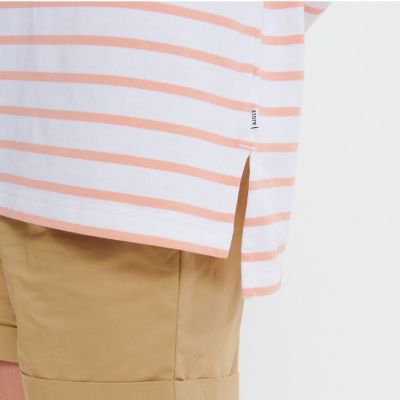 吸水速乾　パネルボーダー　長袖Ｔシャツ