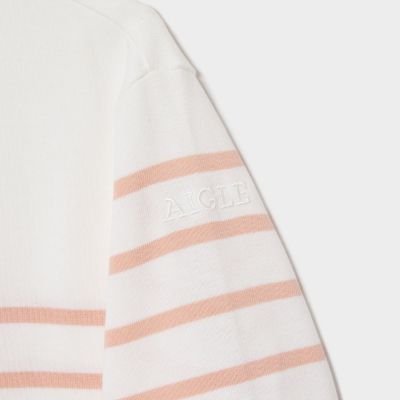 吸水速乾　パネルボーダー　長袖Ｔシャツ