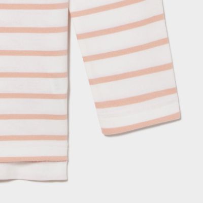 吸水速乾　パネルボーダー　長袖Ｔシャツ